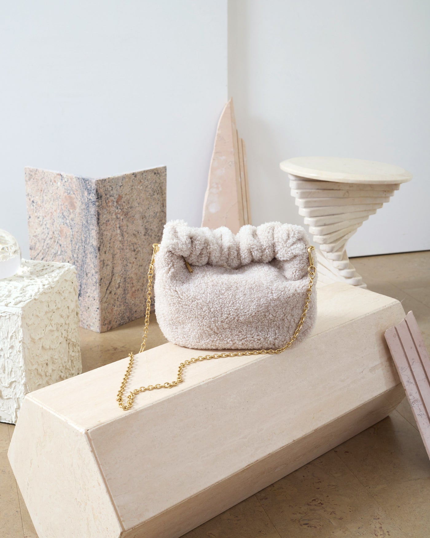 Evie Bundle | Curly Shearling Ivorine