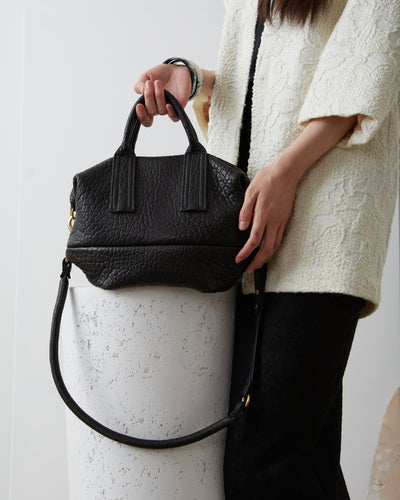 mVanda | Shrunken Lamb - Opelle bag Shrunken Lamb - Opelle leather handbag handcrafted leather bag toronto Canada