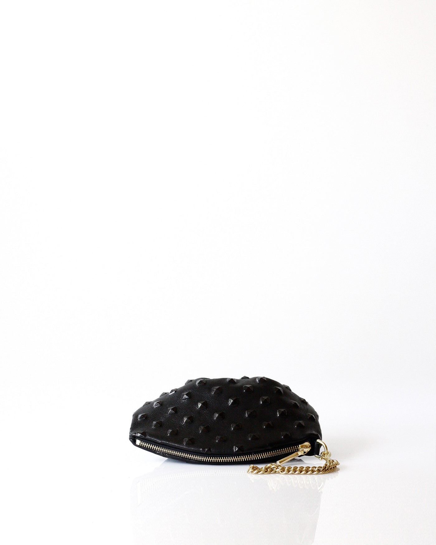 m Pochette | BLK Studded - Opelle bag Permanent Collection - Opelle leather handbag handcrafted leather bag toronto Canada