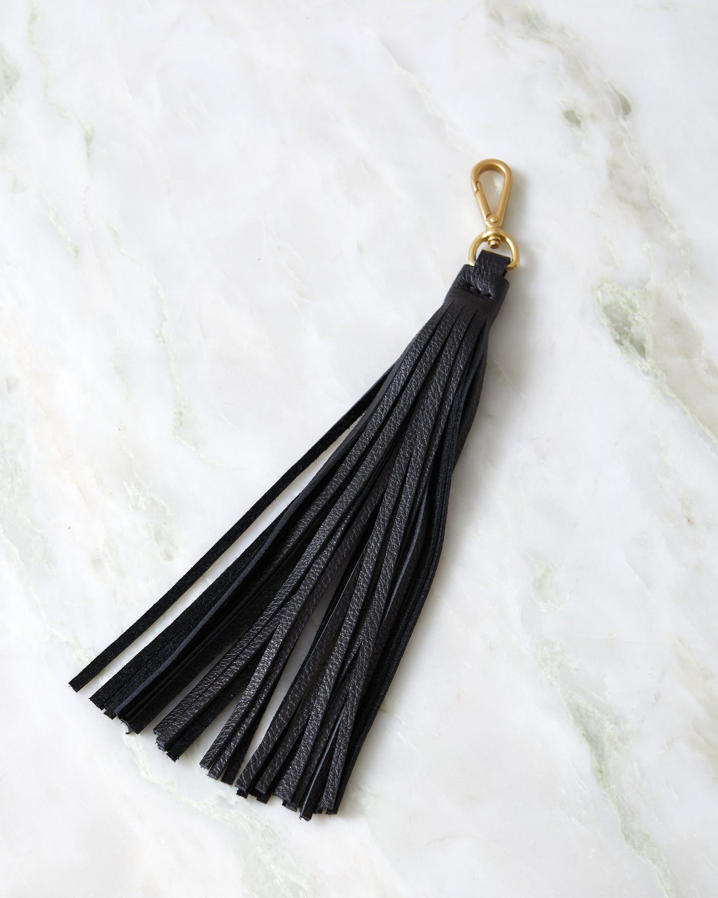 Tassel Charm | Black - Opelle bag Holiday FW19 - Opelle leather handbag handcrafted leather bag toronto Canada